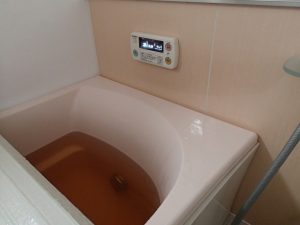 電気温水器取替工事　風呂リモコン三菱